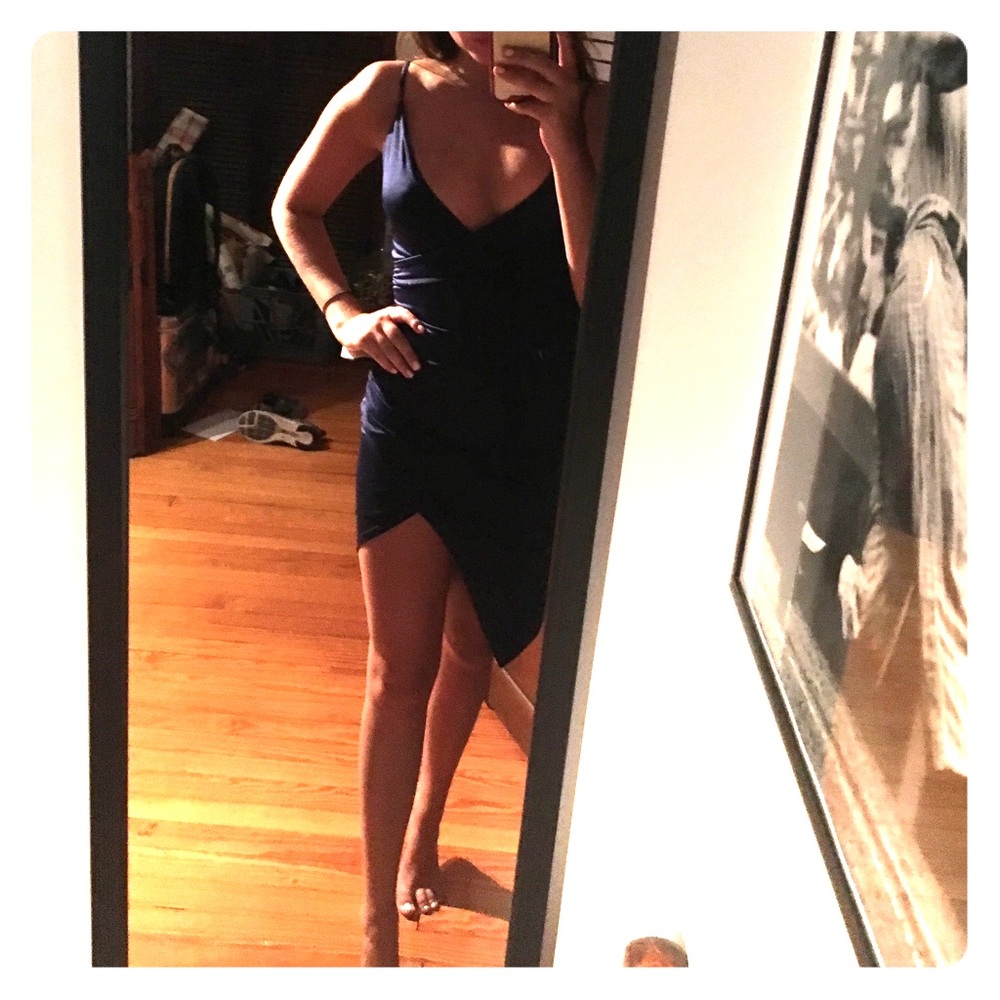 Navy blue dress
